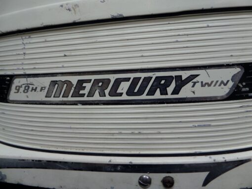1963 MERCURY 110 9.8HP TOP COWL REWIND STARTER 191-1955A1 OUTBOARD BOAT MOTOR,,