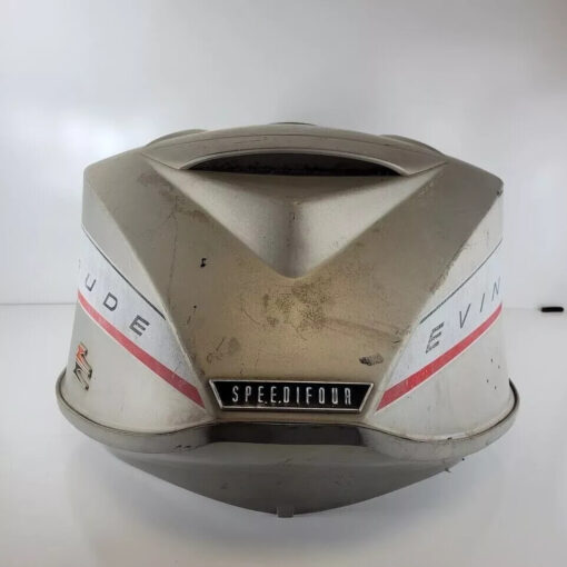1967 Evinrude 80hp Outboard Motor Model #80753R Cowling Cover with Latch,,