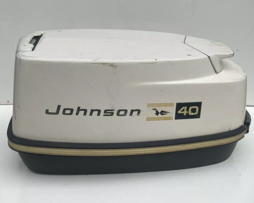 1971 JOHNSON EVINRUDE 40EL71B 40HP OUTBOARD MOTOR COWLING / COVER O.E.M USED.