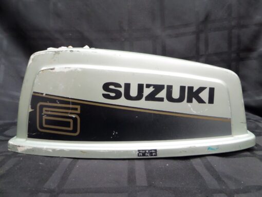 1987 SUZUKI DT6LH 6HP ENGINE COVER COWL 61410-98104-0ED 8HP MOTOR OUTBOARD,,