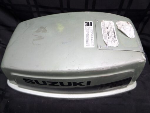 1987 SUZUKI DT6LH 6HP ENGINE COVER COWL 61410-98104-0ED 8HP MOTOR OUTBOARD,,