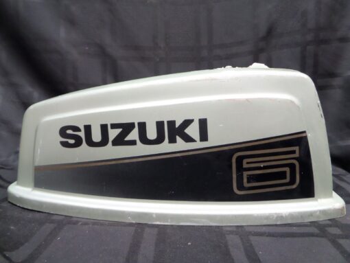 1987 SUZUKI DT6LH 6HP ENGINE COVER COWL 61410-98104-0ED 8HP MOTOR OUTBOARD