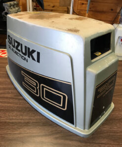 1989 Suzuki DT 30 HP 2 Stroke Engine Top Cowl Shroud Cover Hood Freshwater MN,,