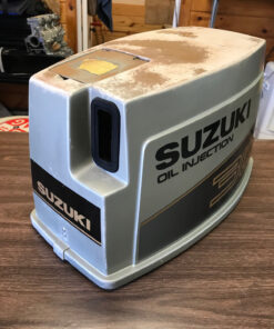 1989 Suzuki DT 30 HP 2 Stroke Engine Top Cowl Shroud Cover Hood Freshwater MN,,