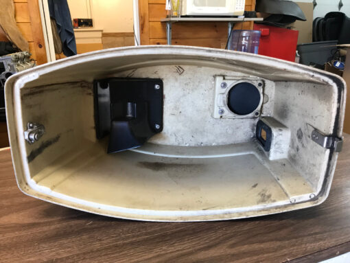 1989 Suzuki DT 30 HP 2 Stroke Engine Top Cowl Shroud Cover Hood Freshwater MN,,
