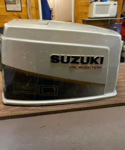 1992 Suzuki DT 150 HP EFI 2 Stroke Hood Top Cowl Cowling Shroud Freshwater MN,,