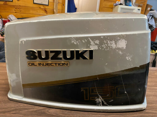 1992 Suzuki DT 150 HP EFI 2 Stroke Hood Top Cowl Cowling Shroud Freshwater MN,,
