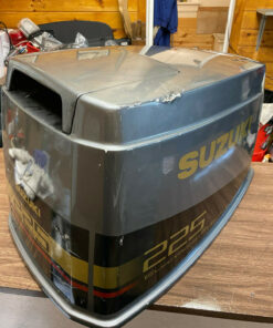 1992 Suzuki DT 225 HP EFI 2 Stroke Hood Top Cowl Cowling Shroud Freshwater MN