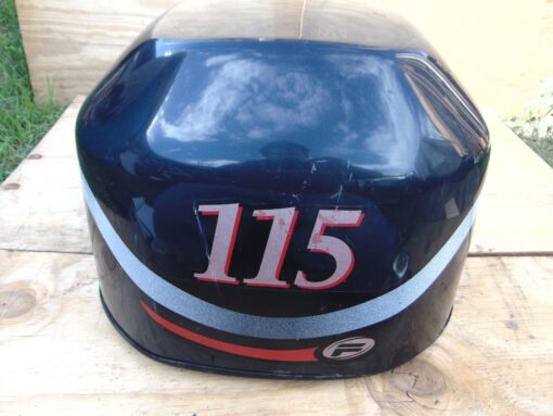 1997-1998 OMC Evinrude Ficht 115 HP Outboard Boat Motor Hood Cowl Cowling,,