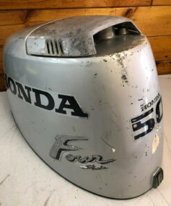 2000 Honda BF 50 HP 4 Stroke Outboard Motor Top Cowl Cover Hood Freshwater MN,,