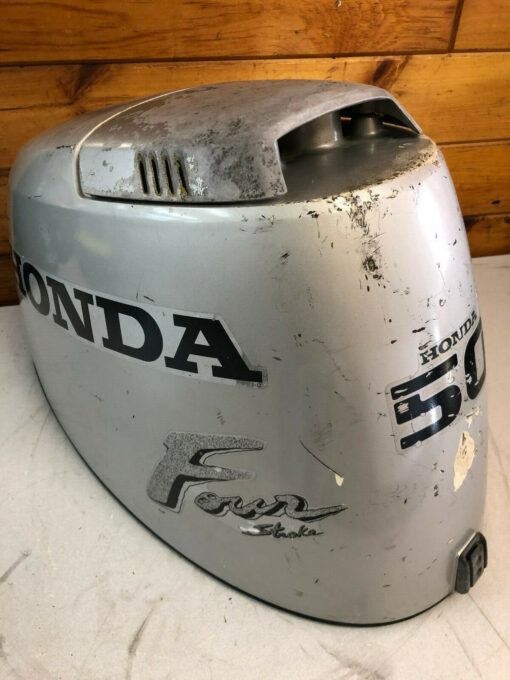 2000 Honda BF 50 HP 4 Stroke Outboard Motor Top Cowl Cover Hood Freshwater MN,,