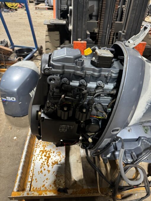2001 Yamaha F50 Four Stroke 4-Stroke 20" Outboard Boat Motor Engine Runs Well,,