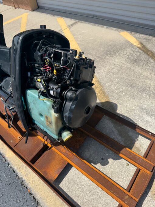 2003 Mercury 90 hp ELPTO 2-Stroke 20" Outboard Boat Motor Engine Runs Well,,