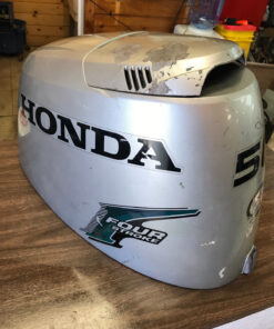 2004 Honda BF 50 HP 4 Stroke Outboard Motor Top Cowl Cover Hood Freshwater MN,,