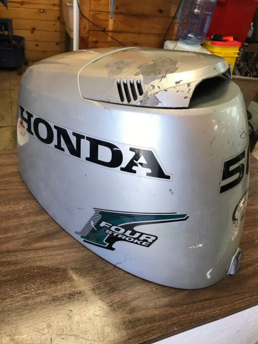 2004 Honda BF 50 HP 4 Stroke Outboard Motor Top Cowl Cover Hood Freshwater MN,,