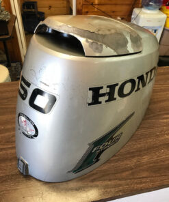 2004 Honda BF 50 HP 4 Stroke Outboard Motor Top Cowl Cover Hood Freshwater MN