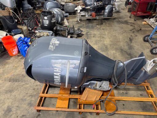 2008 Yamaha F350 V8 4-Stroke 25" Outboard Boat Motor Engine Counter Rotation,,