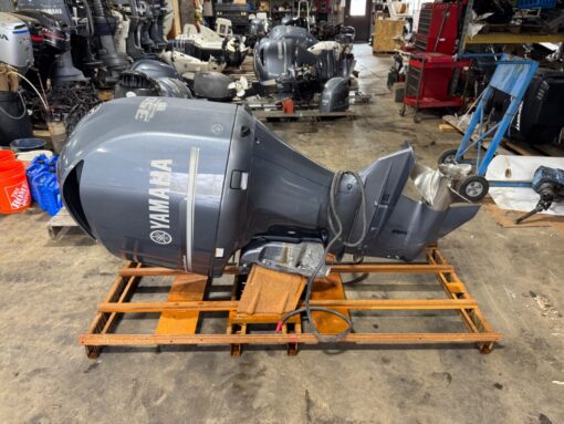 2008 Yamaha F350 V8 4-Stroke 25" Outboard Boat Motor Engine Counter Rotation