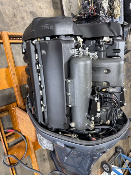 2008 Yamaha F350 V8 4-Stroke 25" Outboard Boat Motor Engine Counter Rotation,,