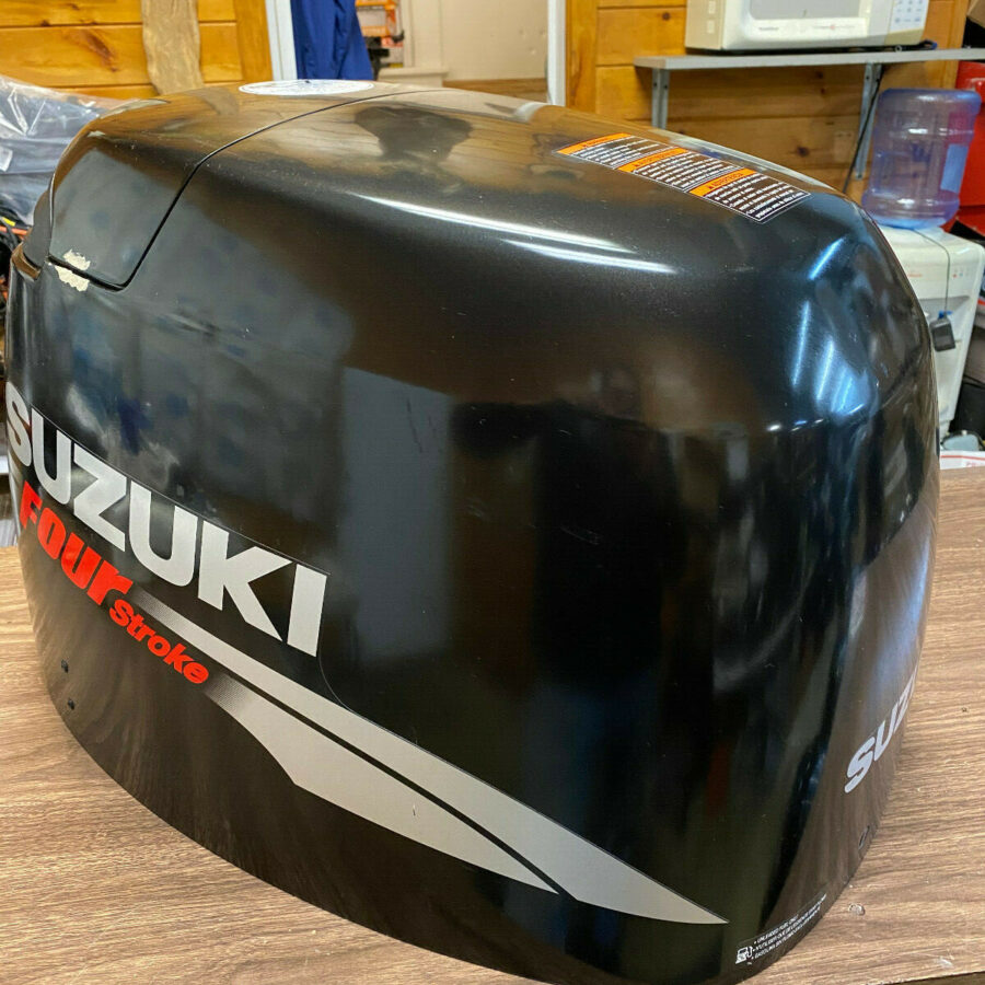 2010 Suzuki DF 90 HP 4 Stroke Outboard Engine Top Cowl Cover Hood Freshwater MN,,