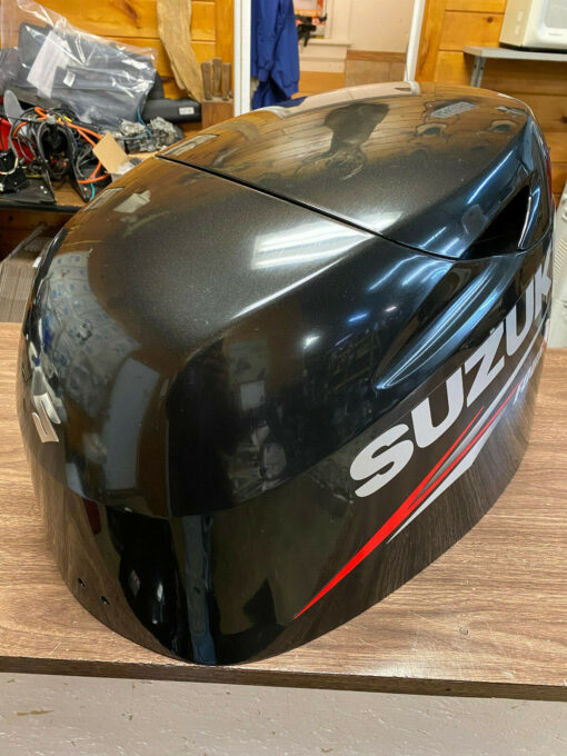 2014 Suzuki DF 70 HP 4 Stroke Outboard Engine Top Cowl Cover Hood Freshwater MN,,