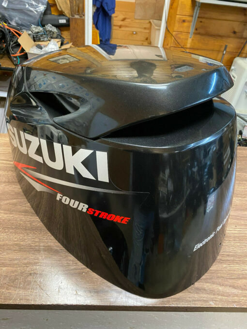 2014 Suzuki DF 70 HP 4 Stroke Outboard Engine Top Cowl Cover Hood Freshwater MN,,