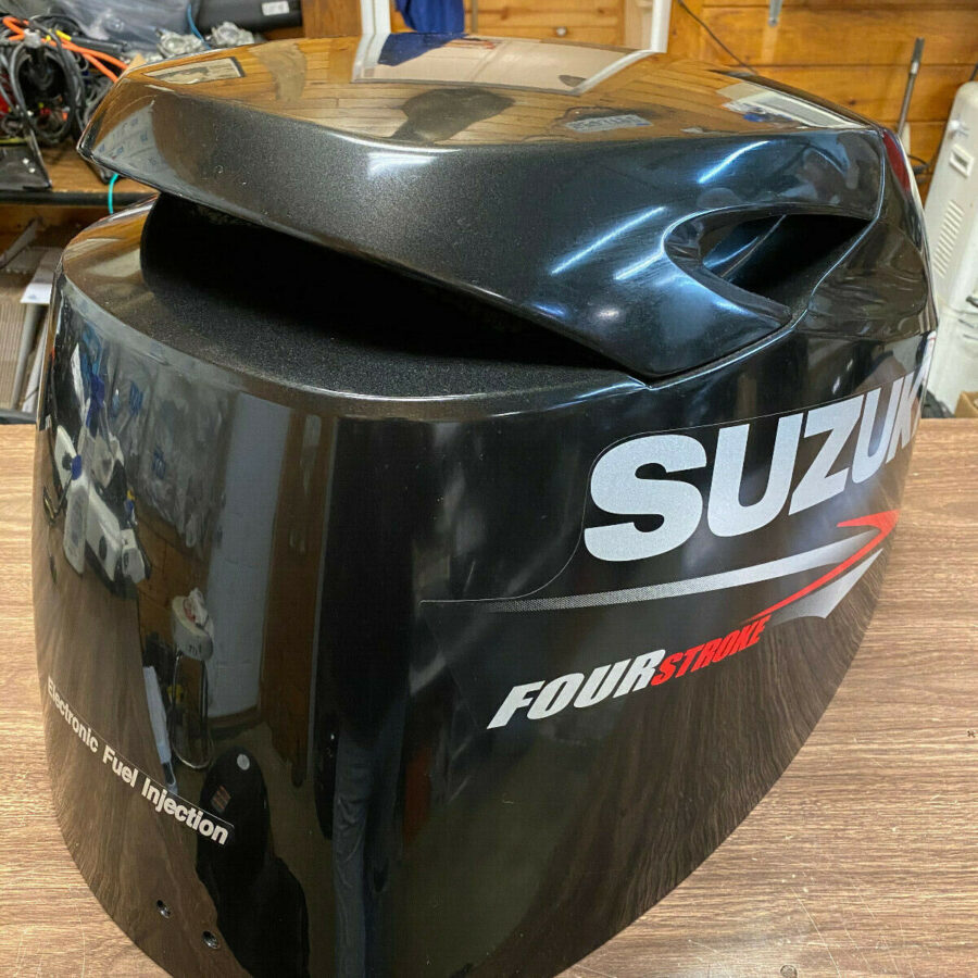 2014 Suzuki DF 70 HP 4 Stroke Outboard Engine Top Cowl Cover Hood Freshwater MN