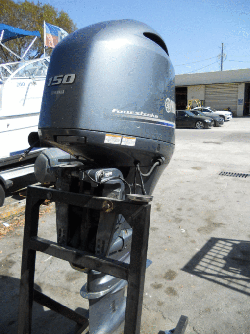 2016 Yamaha F150XB Outboard 25" Shaft engine motor right hand rotation TESTED,,