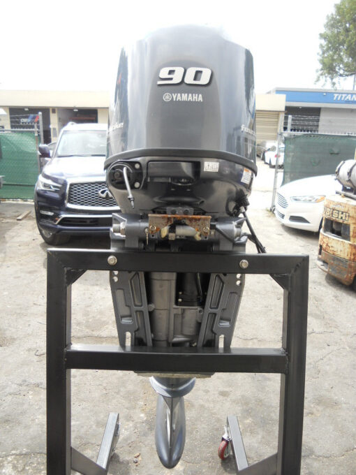 2024 Yamaha F90LB Outboard 20" Shaft 0 Hours Engine Motor mechanical controls,,