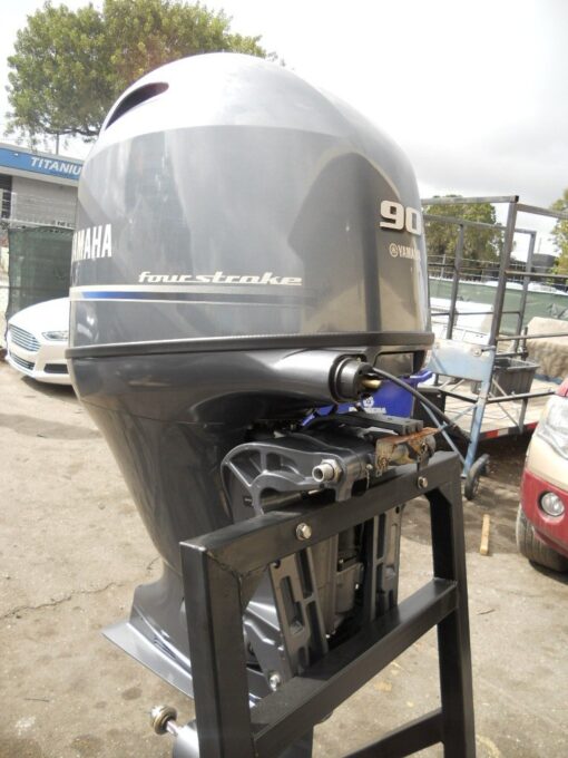 2024 Yamaha F90LB Outboard 20" Shaft 0 Hours Engine Motor mechanical controls,,