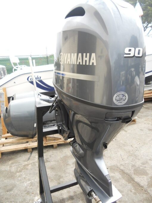 2024 Yamaha F90LB Outboard 20" Shaft 0 Hours Engine Motor mechanical controls,,