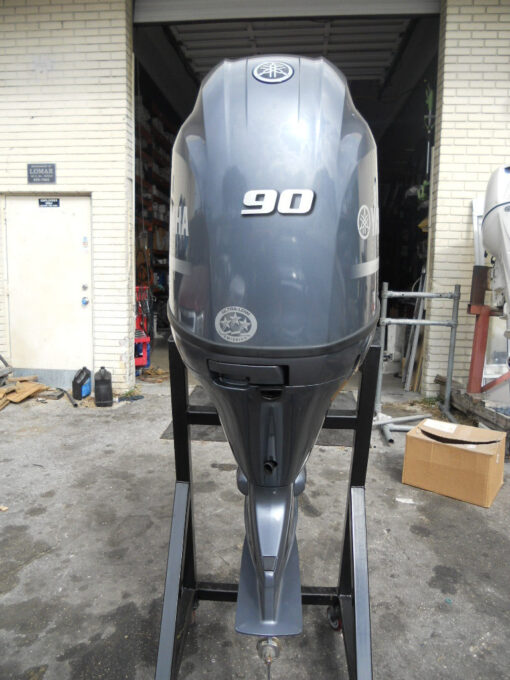 2024 Yamaha F90LB Outboard 20" Shaft 0 Hours Engine Motor mechanical controls,,