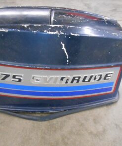 281779 Evinrude 1982 75hp E75TRLCNB Outboard Motor Engine Cover Hood (B),,