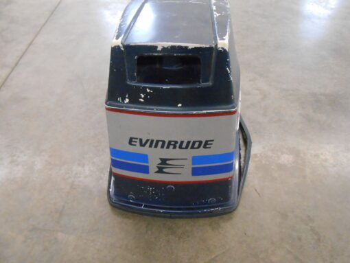 281779 Evinrude 1982 75hp E75TRLCNB Outboard Motor Engine Cover Hood (B),,