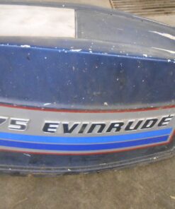281780 Evinrude 1982 75hp E75TRLCNB Outboard Upper Motor Cover Hood (B),,