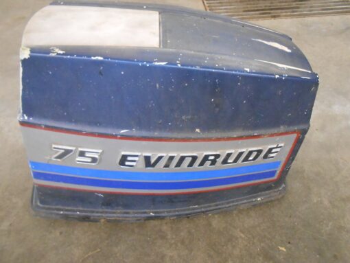 281780 Evinrude 1982 75hp E75TRLCNB Outboard Upper Motor Cover Hood (B),,