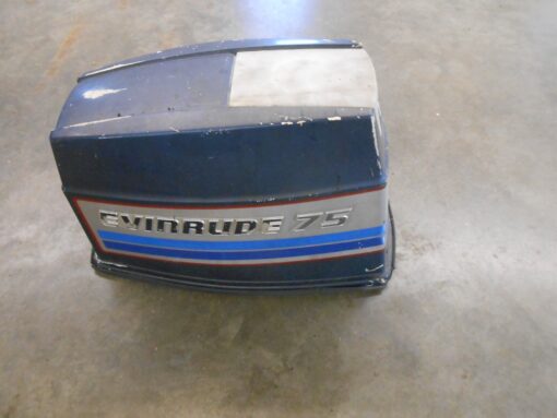 281780 Evinrude 1982 75hp E75TRLCNB Outboard Upper Motor Cover Hood (B),,