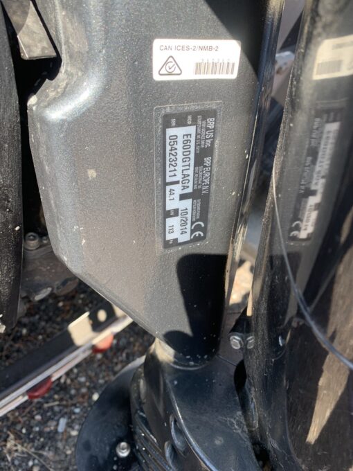 60 Hp ETEC Jet Outboard Motor w/ tiller Arm 20" Shaft Rescue Pro 2014,,