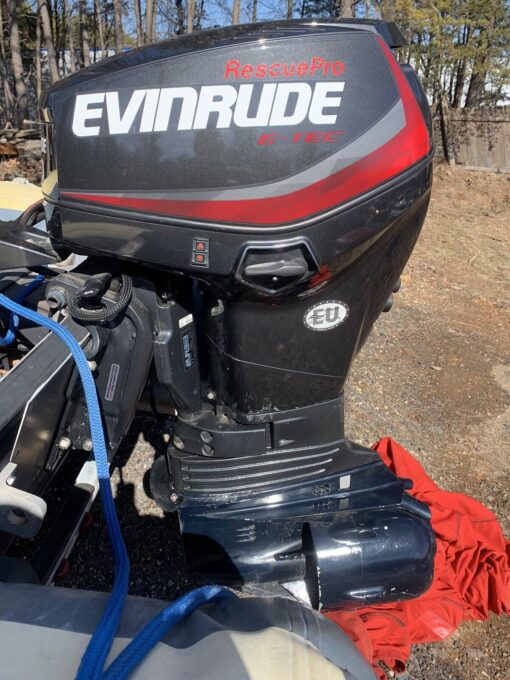 60 Hp ETEC Jet Outboard Motor w/ tiller Arm 20" Shaft Rescue Pro 2014