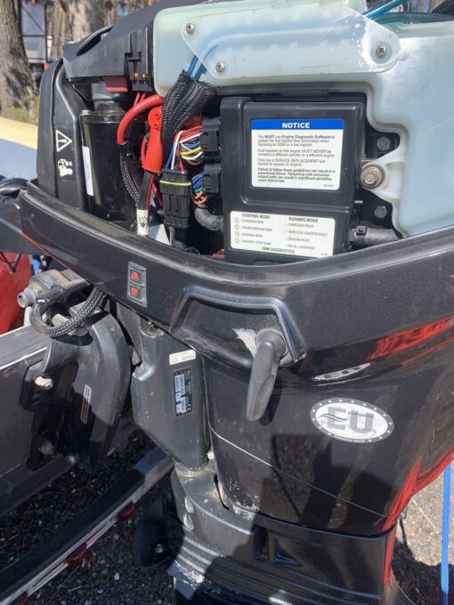 60 Hp ETEC Jet Outboard Motor w/ tiller Arm 20" Shaft Rescue Pro 2014,,
