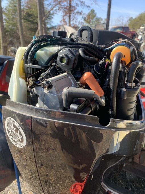 60 Hp ETEC Jet Outboard Motor w/ tiller Arm 20" Shaft Rescue Pro 2014,,