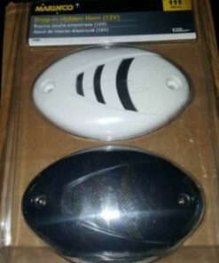 AFI Drop-In Hidden Boat XLOUD Horn with Black/White Grill 10080 Marine 4A 12V,,