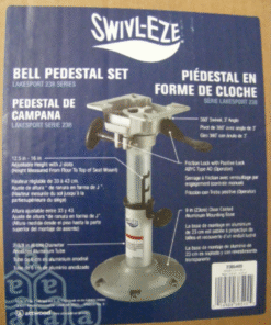 Attwood 2385405 Swivl-Eze Boat Seat Mount-Base-Pedestal Adjustable 12.5"-15.5",,
