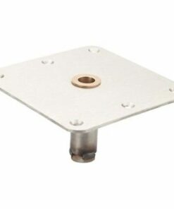 Attwood Swivl-Eze Lock N-Pin 7x7" Seat Base Plate S Steel/Bronze Threaded 6773-T