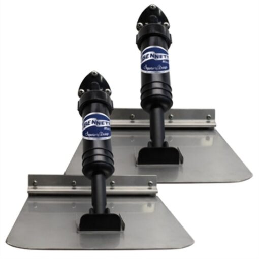 Bennett SLT6 spring-loaded Self-Leveling Trim Tabs 6"x8" for Boats Up to 17' MAX