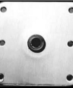 Boater Sports Stainless Steel Base Plate 7 X 7 Stainless Steel 3/4" Pin -Boat MD