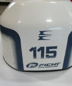 Evinrude 115 HP Ficht outboard motor hood off a 1998 year motor,,