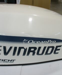 Evinrude 115 HP Ficht outboard motor hood off a 1998 year motor,,