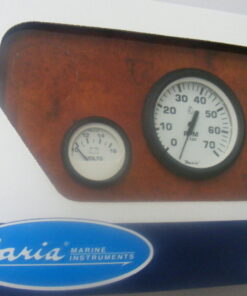 Faria Euro White OUTBOARD Gauge SET KT9795 Speedometer-Tachometer-Fuel-Voltmeter,,
