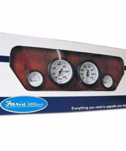 Faria Euro White OUTBOARD Gauge SET KT9795 Speedometer-Tachometer-Fuel-Voltmeter